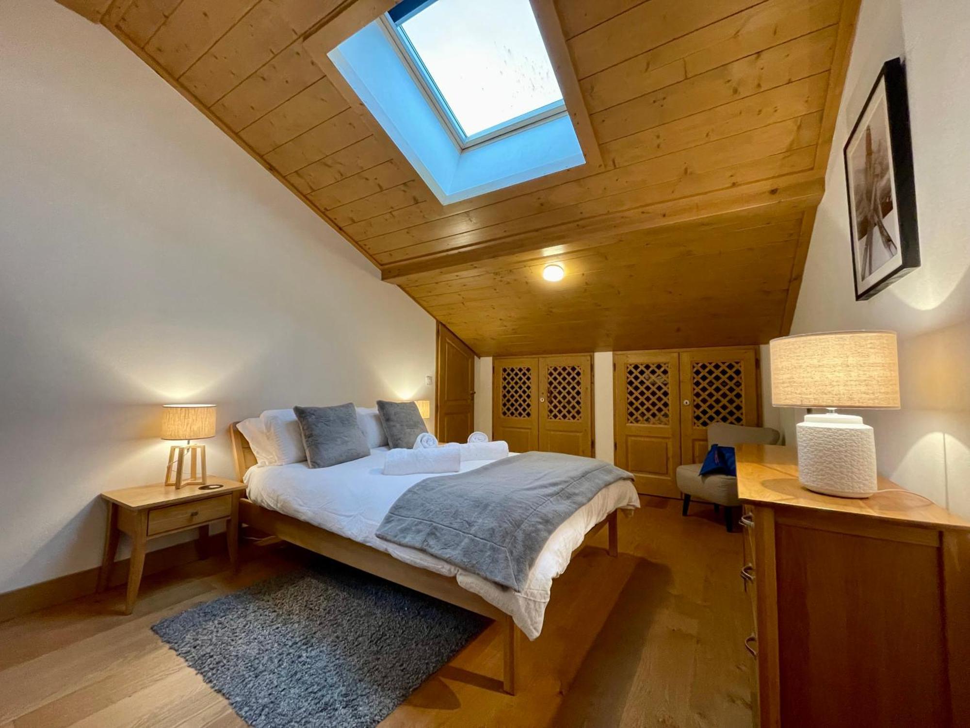 Modern 3 Bed Penthouse Apartment, Balcony & Garage, Close To Village & Ski Bus Samoëns Dış mekan fotoğraf